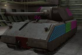 Шкурки танков с зонами пробития, обновление под патч 0.6.4